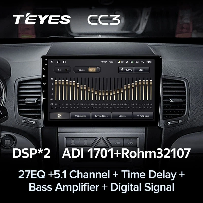 Штатная магнитола Teyes CC3 4/32 Kia Sorento 2 XM (2009-2012) Тип-B