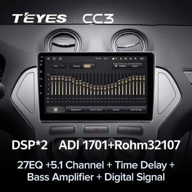 Штатная магнитола Teyes CC3 4/32 Ford Mondeo 4 (2006-2010)