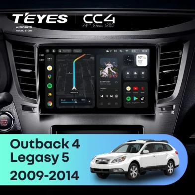 Штатная магнитола Teyes CC4 8/128 Subaru Outback 4 (2009-2014)