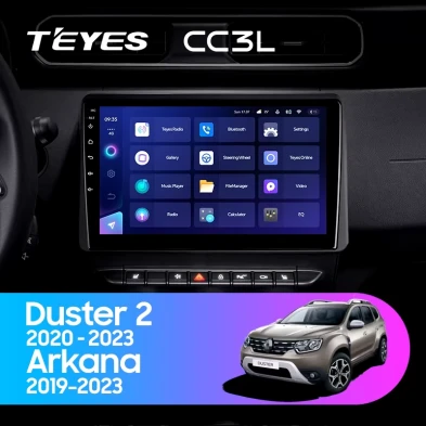 Штатная магнитола Teyes CC3L 4/64 Renault Arkana (2019-2023) F2