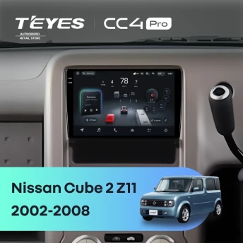 Штатная магнитола Teyes CC4 Pro 12/256 Nissan Cube 2 Z11 (2002-2008)