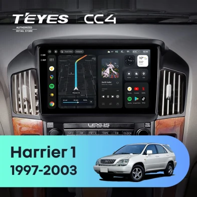 Штатная магнитола Teyes CC4 8/128 Toyota Harrier 1 (XU10) (1997-2003) F1