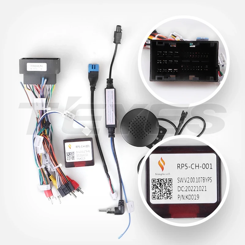 Проводка питания TEYES для Jeep Renegade (2014-2018) [RP5-CH-001] + Canbus для подключения Android ГУ