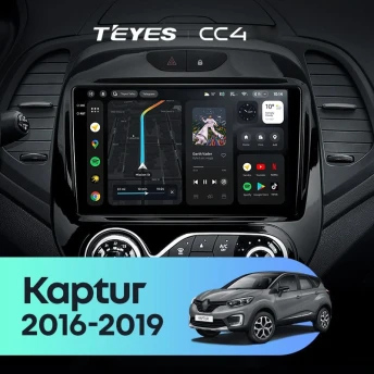 Штатная магнитола Teyes CC4 8/128 Renault Kaptur (2016-2019) F2