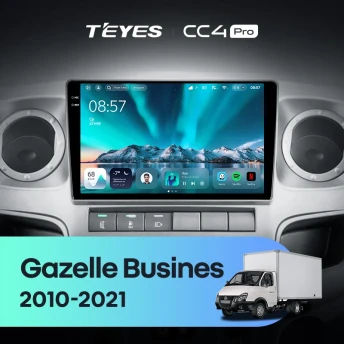 Штатная магнитола Teyes CC4 Pro 8/128 для GAZ Gazelle Busines (2010-2021) F2