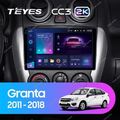 Штатная магнитола Teyes CC3 2K 4/32 Lada Granta Sport (2011-2018) Тип-B
