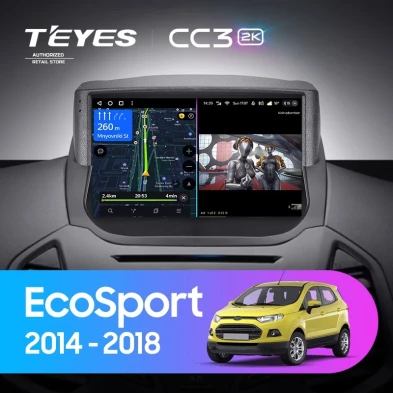 Штатная магнитола Teyes CC3 2K 4/32 Ford EcoSport (2014-2018) F1