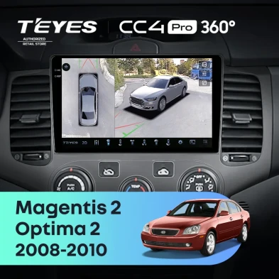 Штатная магнитола Teyes CC4 Pro 360 8/128 Kia Magentis 2 (2008-2010)