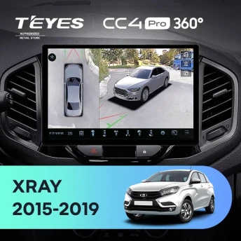 Штатная магнитола Teyes CC4 Pro 360 12/256 Lada Xray (2015-2022) (11")