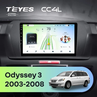 Штатная магнитола Teyes CC4L 6/64 Honda Odyssey 3 RL3 RL4 (2003-2008)