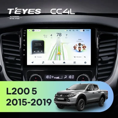 Штатная магнитола Teyes CC4L 6/64 Mitsubishi L200 5 (2015-2019) климат контроль F2