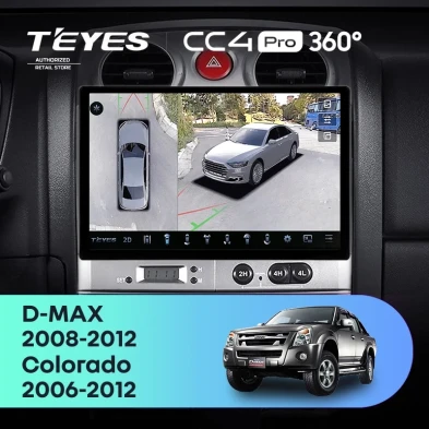 Штатная магнитола Teyes CC4 Pro 360 8/128 Isuzu D-Max (2008-2012) (11")