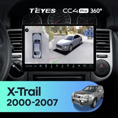 Штатная магнитола Teyes CC4 Pro 360 12/256 Nissan X-Trail T30 (2000-2007) F1 (11")