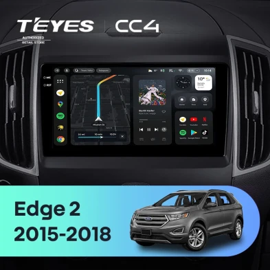Штатная магнитола Teyes CC4 8/128 Ford Edge 2 (2015-2018) F1