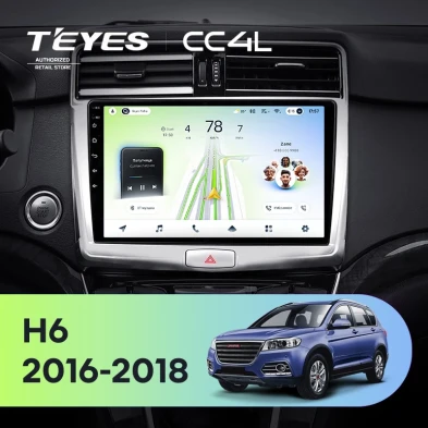 Штатная магнитола Teyes CC4L 6/64 Haval H6 (2016-2018)