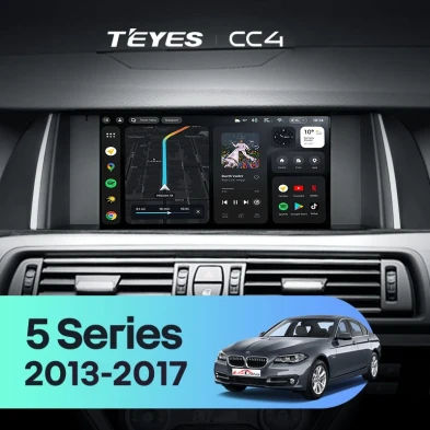 Штатная магнитола Teyes CC4 8/128 BMW 5 Series F10 F11 NBT (2013-2017)