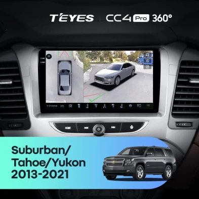 Штатная магнитола Teyes CC4 Pro 360 12/256 GMC Yukon (2014-2020)