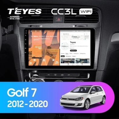 Штатная магнитола Teyes CC3L WiFi 2/32 Volkswagen Golf 7 MK7 (2012-2020) F2