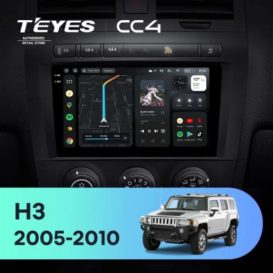 Штатная магнитола Teyes CC4 6/64 Hummer H3 1 (2005-2010)