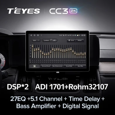 Штатная магнитола Teyes CC3 2K 360 6/128 Kia Sorento 4 MQ4 (2020-2024) (13")