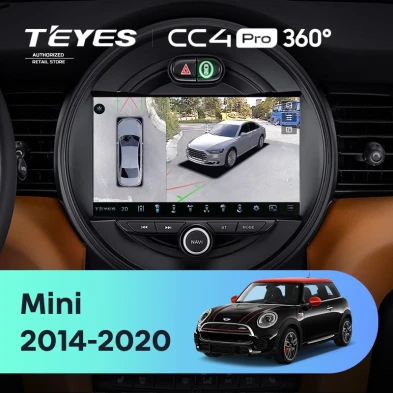 Штатная магнитола Teyes CC4 Pro 360 12/256 Mini Cooper (2014-2020)