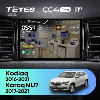 Штатная магнитола Teyes CC4 Pro 8/128 Skoda Karoq (2017-2021) F2 (11")