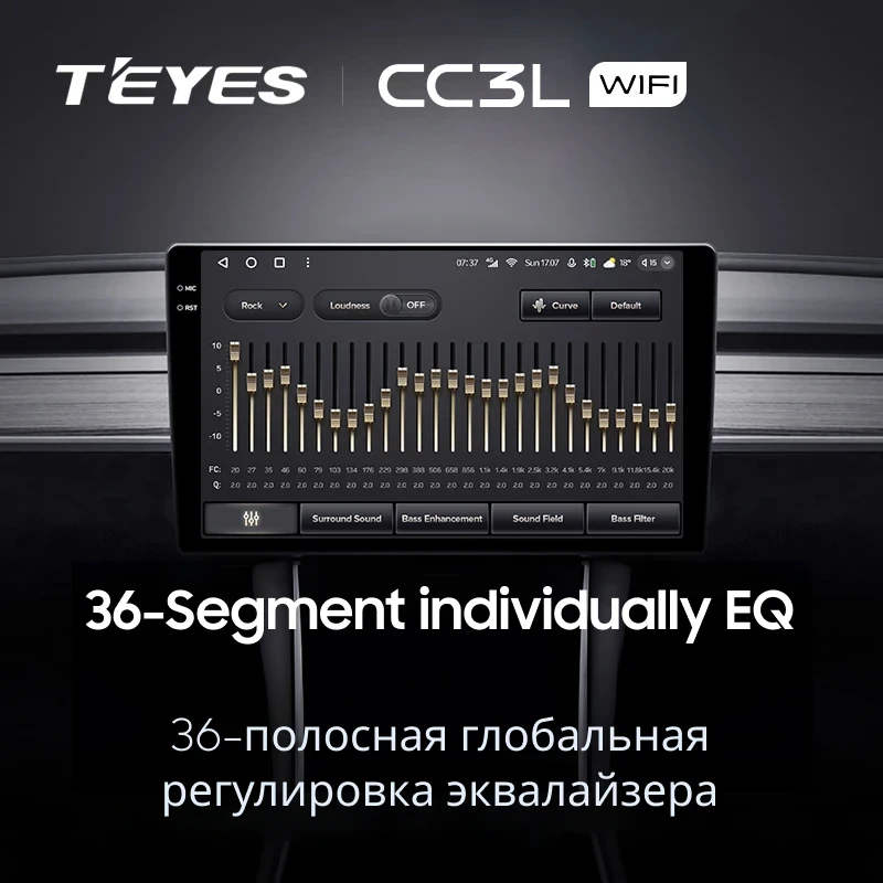 Штатная магнитола Teyes CC3L WiFi 2/32 JAC Sunray (2022-2026)