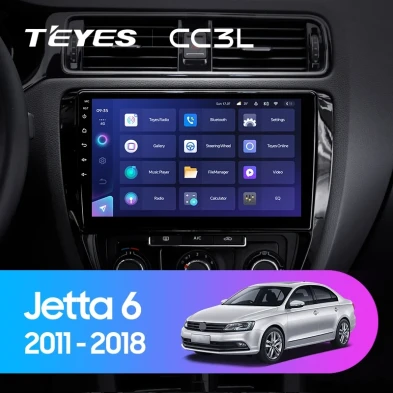 Штатная магнитола Teyes CC3L 4/64 Volkswagen Jetta 6 (2011-2018)