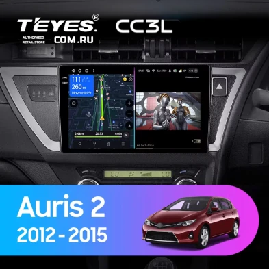 Штатная магнитола Teyes CC3L 4/32 Toyota Auris 2 E180 (2012-2015) Правый руль