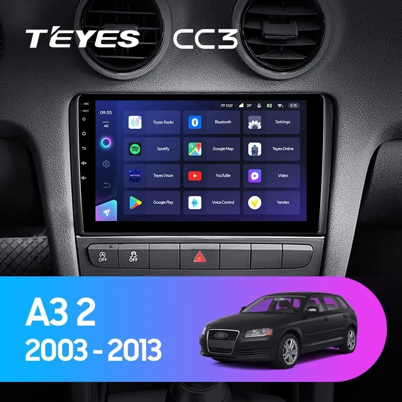 Штатная магнитола Teyes CC3 4/32 Audi A3 2 8P (2003-2013)