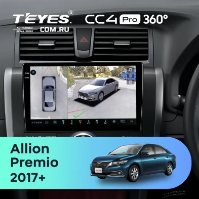 Штатная магнитола Teyes CC4 Pro 360 12/256 Toyota Allion (2017-2021)