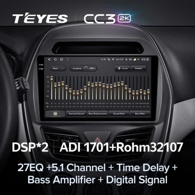 Штатная магнитола Teyes CC3 2K 4/32 Chevrolet Spark Beat (2015-2018) F2
