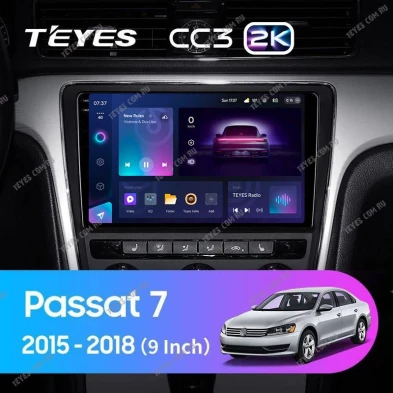 Штатная магнитола Teyes CC3 2K 360 6/128 Volkswagen Passat 7 B7 (2015-2018) F1