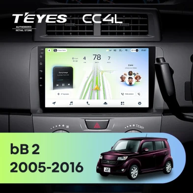 Штатная магнитола Teyes CC4L 6/64 Toyota bB 2 QNC20 (2005-2016)