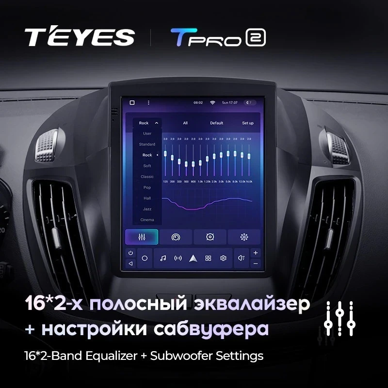 Штатная магнитола Tesla style Teyes TPRO 2 6/128 Ford Kuga 2 (2012-2019)