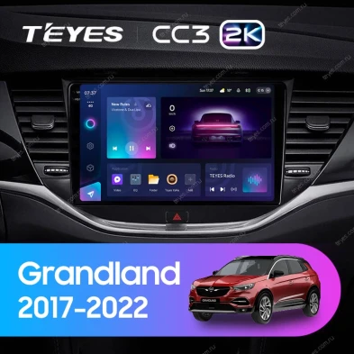 Штатная магнитола Teyes CC3 2K 4/64 Opel Grandland (2017-2022) Тип-A