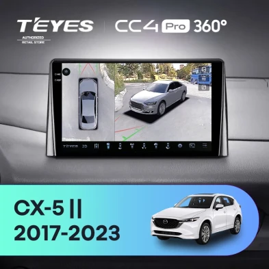 Штатная магнитола Teyes CC4 Pro 360 8/128 Mazda CX-5 2 KF (2017-2023) F2