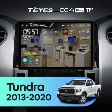Штатная магнитола Teyes CC4 Pro 8/128 Toyota Tundra XK50 (2013-2020) (11")