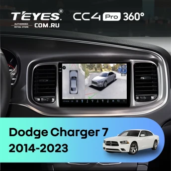 Штатная магнитола Teyes CC4 Pro 360 8/128 Dodge Charger 7 (2014-2023)