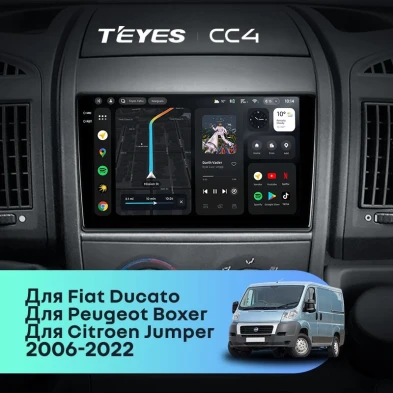 Штатная магнитола Teyes CC4 6/64 Peugeot Boxer 2 (2006-2022)
