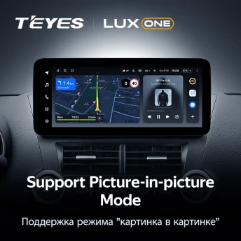 Штатная магнитола Teyes LUX ONE 4/64 Toyota Highlander 2 XU40 (2007-2013)